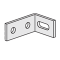 90 Degree Slotted Adjustment Angle 2-Hole