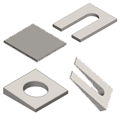 Square/Rectangular Washers, Plates, Shims & Wedges