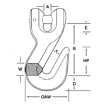 Clevis Grab Hooks Diagram