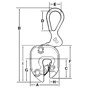 GX Plate Clamp dim