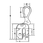 GX Structural Short Leg Plate Clamp