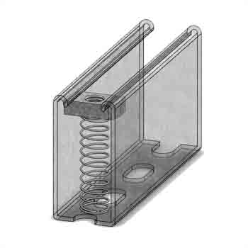 Long Spring Channel ( Strut ) Nuts